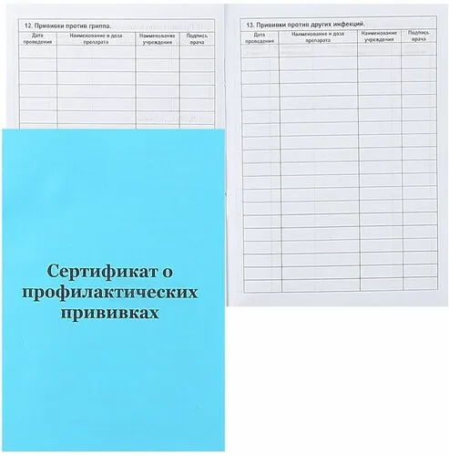 Сертификат прививок школьника – что это такое?