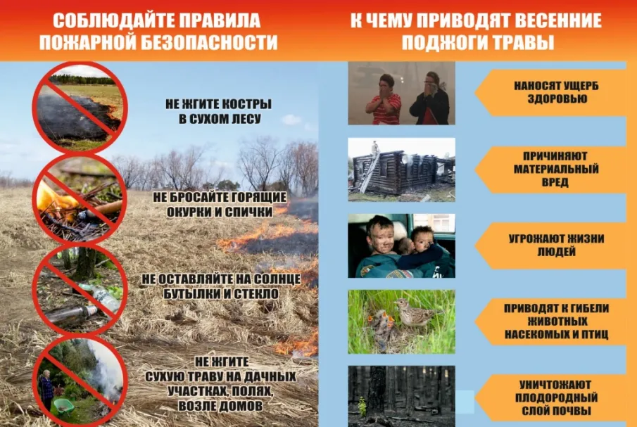 Памятка о правилах пожарной безопасности на майских праздниках