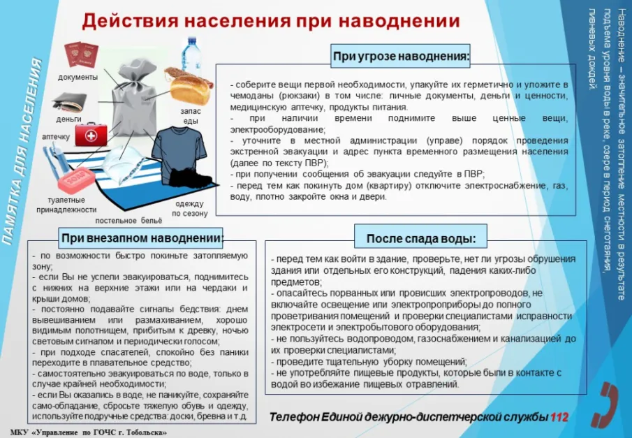 Памятка по паводку