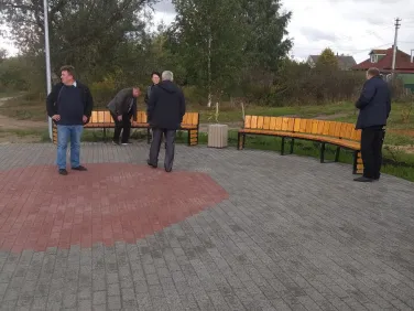 Фото приёмка центральной площади п.ст.Тарасиха