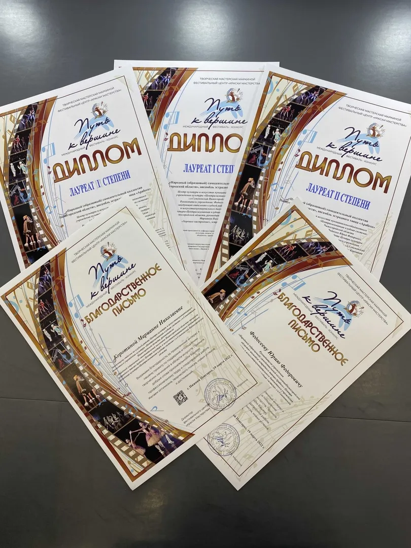 Новые достижения «образцового» коллектива эстрадного танца «Арабеск»