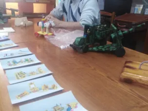 Встреча с Мастером по изготовлению топорной Федосеевской игрушки