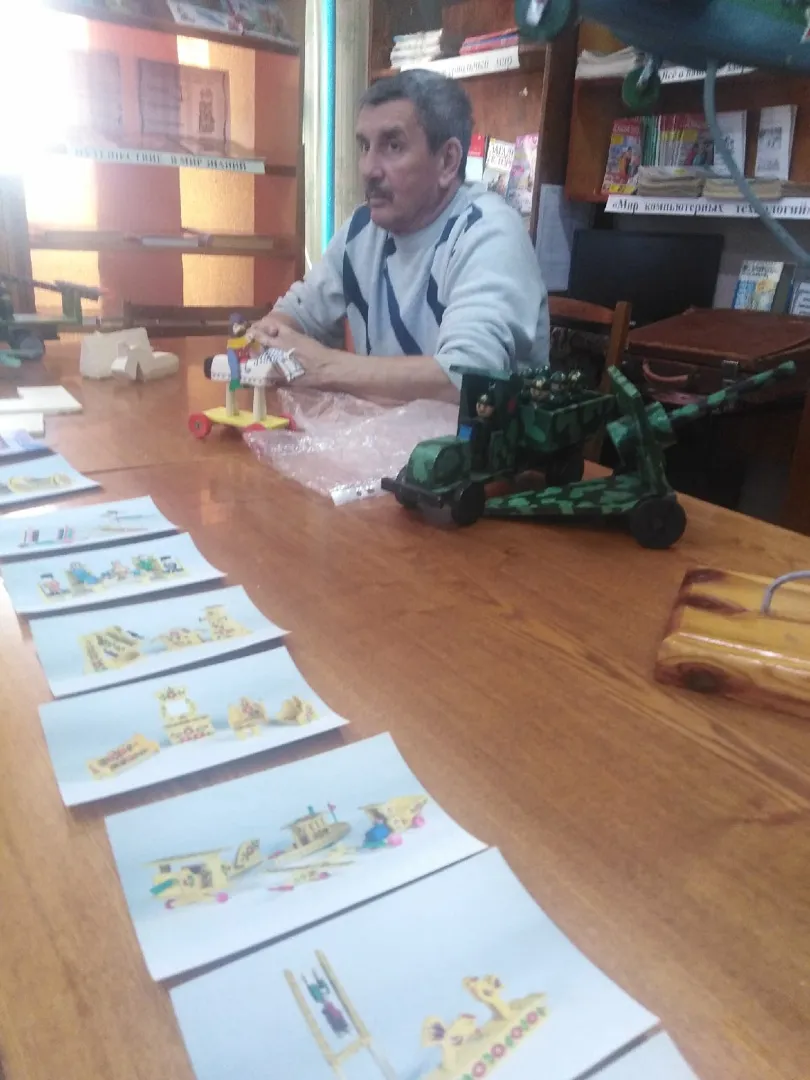 Встреча с Мастером по изготовлению топорной Федосеевской игрушки