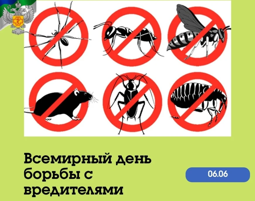 Ежегодно 6 июня отмечается Всемирный день борьбы с вредителями