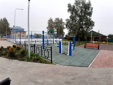 Центральная площадь в п.ст. Тарасиха