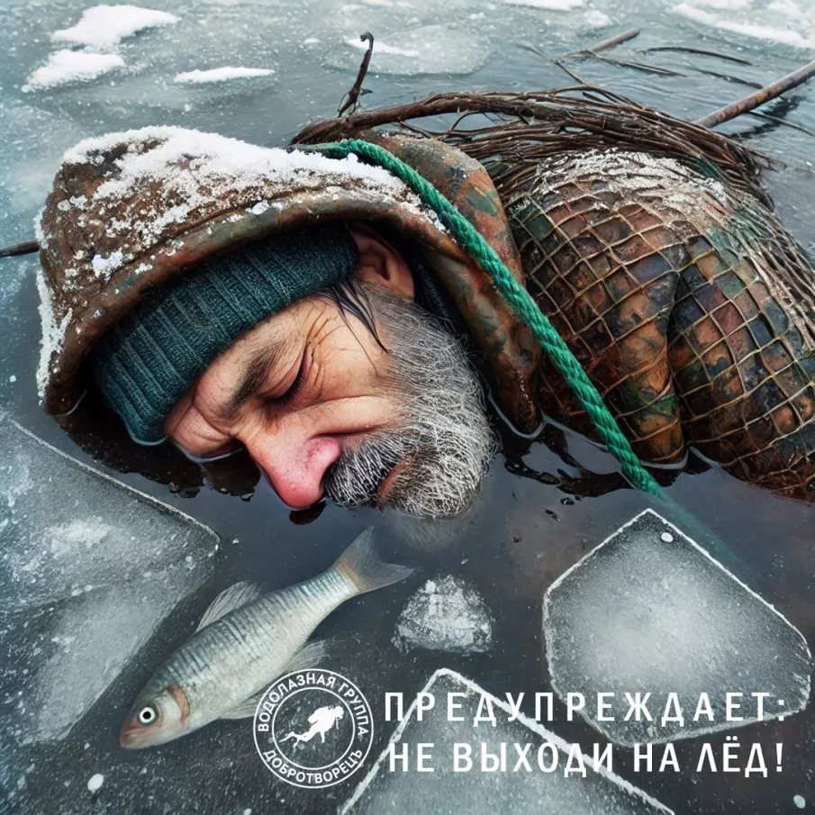 Не выходи на лед! Печальная статистика гибели людей провалившихся под лёд