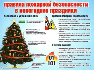 ПОЖАРНАЯ БЕЗОПАСНОСТЬ НА НОВОГОДНИХ ПРАЗДНИКАХ