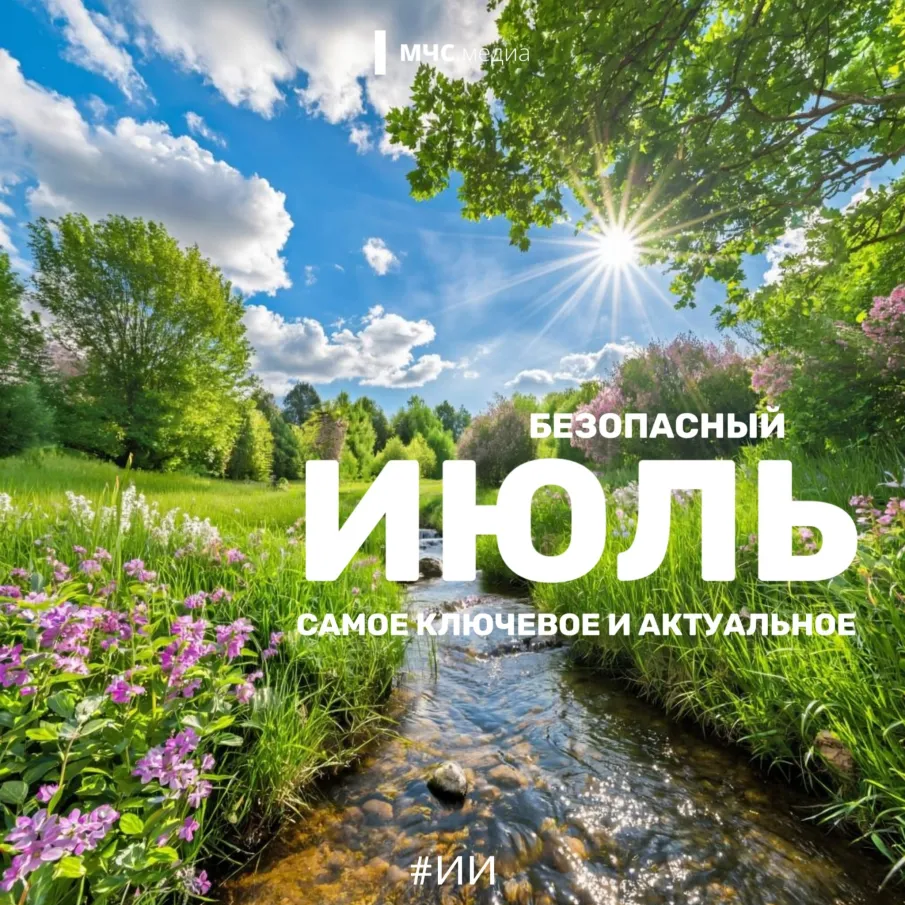 Правила безопасности в летний период!