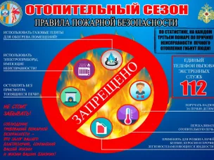 Меры пожарной безопасности в отопительный период