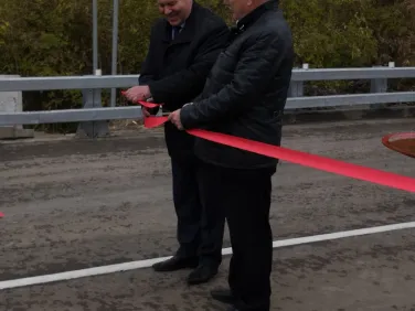 Фото ул.Заводской: Открытие моста через р.Санохта