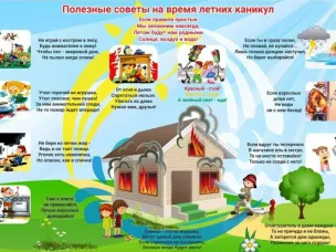 Пожарная безопасность детей в летние каникулы