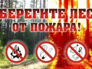 Предупреждение - ожидается высокая (4 класс) пожароопасность лесов и торфянников