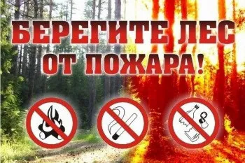 Предупреждение - ожидается высокая (4 класс) пожароопасность лесов и торфянников