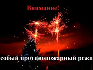 В период проведения новогодних и рождественских праздников на территории Нижегородской области установлен особый противопожарный режим.