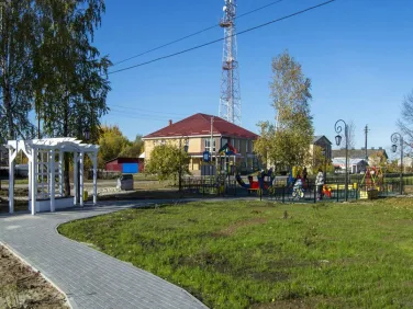 Центральная площадь в р.п. Сухобезводное