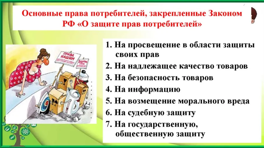 Какие условия договора нарушают права потребителя