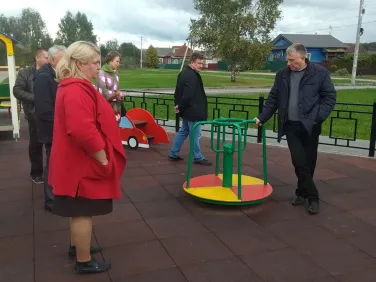 Фото приёмка центральной площади п.ст.Тарасиха